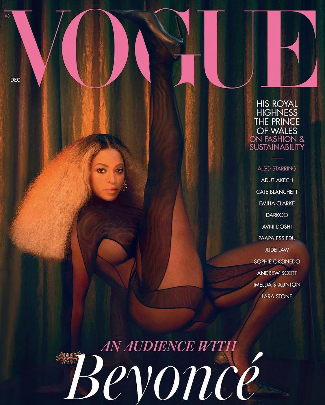British Vogue December 2020 · British Vogue cover